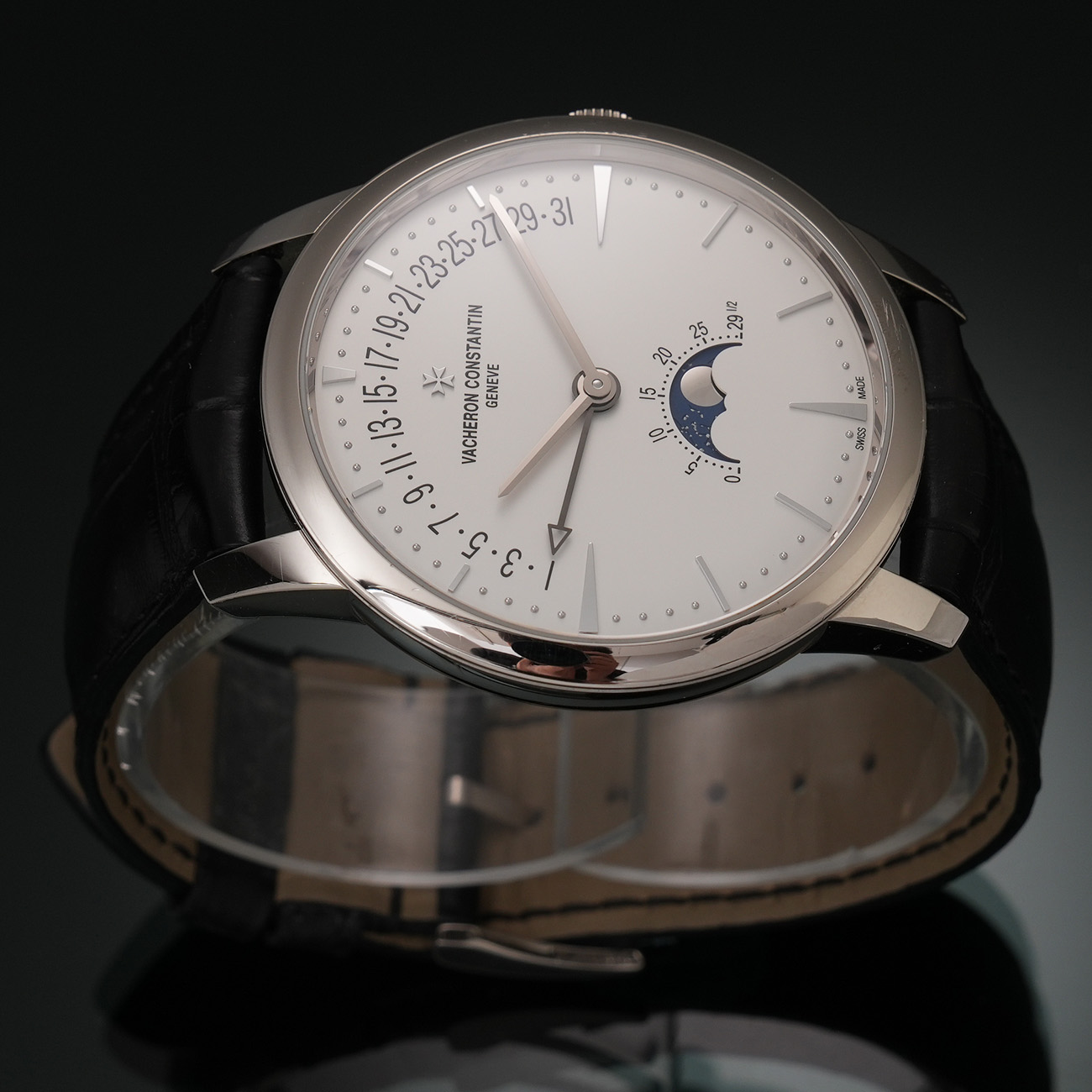VACHERON CONSTANTIN(USED)바쉐론 콘스탄틴 패트리모니 문페이즈 레트로 그레이드 데이트